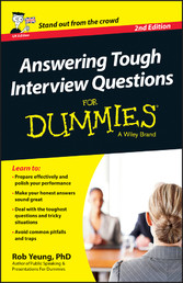 Answering Tough Interview Questions For Dummies - UK