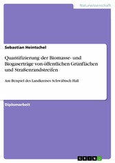 Quantifizierung der Biomasse- und Biogaserträge von öffentlichen Grünflächen und Straßenrandstreifen