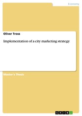 Implementation of a city marketing strategy