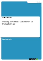 Werbung im Wandel - Das Internet als Werbeplattform