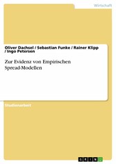 Zur Evidenz von Empirischen Spread-Modellen