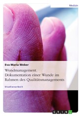 Wundmanagement. Dokumentation einer Wunde im Rahmen des Qualitätsmanagements.