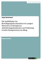 Die Ausbildung von Bewältigungsmechanismen bei jungen Menschen in  komplexen Anforderungssituationen zur Förderung sozialer Kompetenzen im Alltag