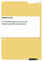 Die Einführung des Euro in der Bundesrepublik Deutschland