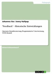 'Feedback' - Historische Entwicklungen