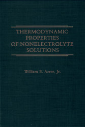 Thermodynamic Properties of Nonelectrolyte Solutions