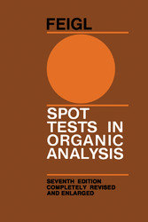 Spot Tests in Organic Analysis