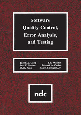 Software Quality Control, Error, Analysis