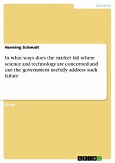 In what ways does the market fail where science and technology are concerned and can the government usefully address such failure