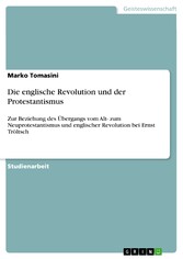 Die englische Revolution und der Protestantismus