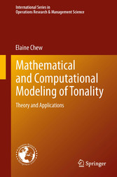 Mathematical and Computational Modeling of Tonality