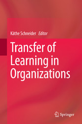 Transfer of Learning in Organizations