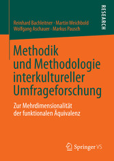 Methodik und Methodologie interkultureller Umfrageforschung