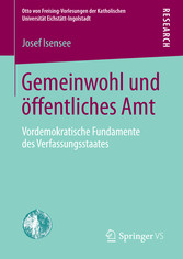 Gemeinwohl und öffentliches Amt