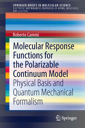 Molecular Response Functions for the Polarizable Continuum Model