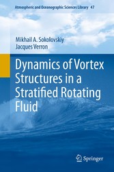 Dynamics of Vortex Structures in a Stratified Rotating Fluid