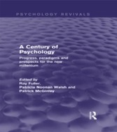 Century of Psychology (Psychology Revivals)