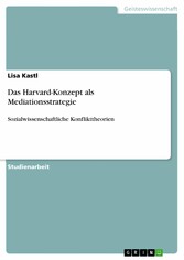 Das Harvard-Konzept als Mediationsstrategie