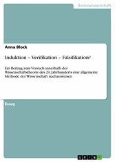 Induktion - Verifikation - Falsifikation?