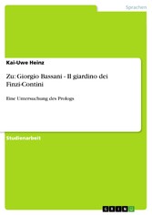 Zu: Giorgio Bassani - Il giardino dei Finzi-Contini