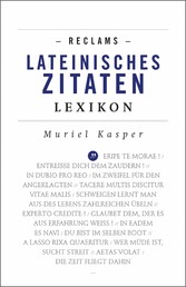 Reclams Lateinisches Zitaten-Lexikon