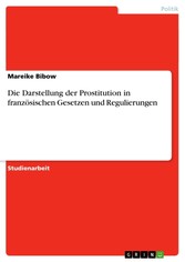 Die Darstellung der Prostitution in französischen Gesetzen und Regulierungen