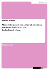 Metropolregionen - Ein Vergleich zwischen Frankfurt/Rhein-Main und Berlin-Brandenburg