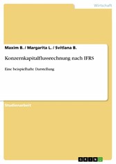 Konzernkapitalflussrechnung nach IFRS