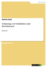 Schätzung von Volatilitäten und Korrelationen