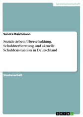 Soziale Arbeit: Überschuldung, Schuldnerberatung und aktuelle Schuldensituation in Deutschland