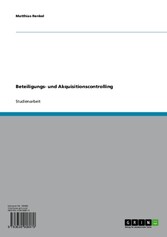 Beteiligungs- und Akquisitionscontrolling