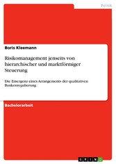 Risikomanagement jenseits von hierarchischer und marktförmiger Steuerung