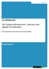 Die Enquete-Kommission 'Internet und digitale Gesellschaft'