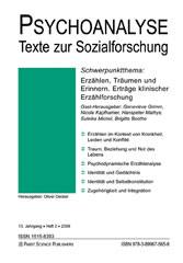 Erzählen, Träumen und Erinnern. Erträge klinischer Erzählforschung