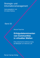 Erfolgsdeterminanten von Communities in virtuellen Welten