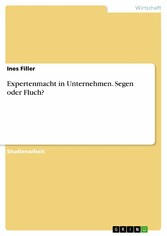 Expertenmacht in Unternehmen. Segen oder Fluch?