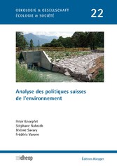 Analyse des politiques suisses de l&#39;environnement