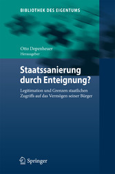 Staatssanierung durch Enteignung?