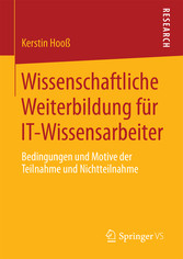 Wissenschaftliche Weiterbildung für IT-Wissensarbeiter