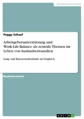 Arbeitgeberunterstützung und Work-Life-Balance als zentrale Themen im Leben von Auslandsentsandten