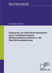 Entsorgung von Deponieschwachgasen durch modifizierte passive Methanoxidationsverfahren in der Oberflächenabdeckung