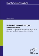 Lösbarkeit von Gleichungen höheren Grades