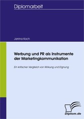 Werbung und PR als Instrumente der Marketingkommunikation