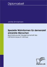 Spezielle Wohnformen für demenziell erkrankte Menschen