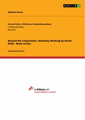 Beyond the Corporation. Humanity Working by David Erdal - Book review