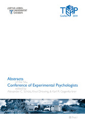 Abstracts of the 56th Conference of Experimental Psychologists