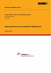 Organisationsformen des sportlichen Wettbewerbs