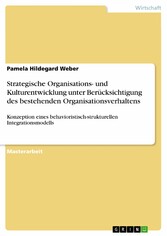 Strategische Organisations- und Kulturentwicklung unter Berücksichtigung des bestehenden Organisationsverhaltens