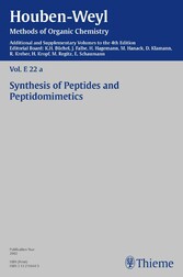 Houben-Weyl Methods of Organic Chemistry Vol. E 22a, 4th Edition Supplement