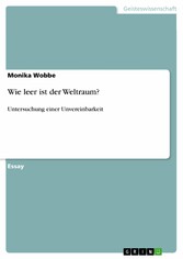 Wie leer ist der Weltraum?